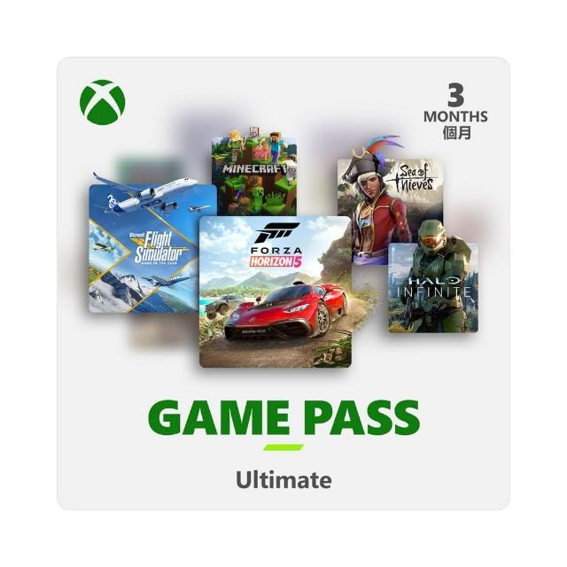 【Microsoft 微軟】PC Game Pass 3個月訂閱卡- ESD 數位下載版(QHT-00003)