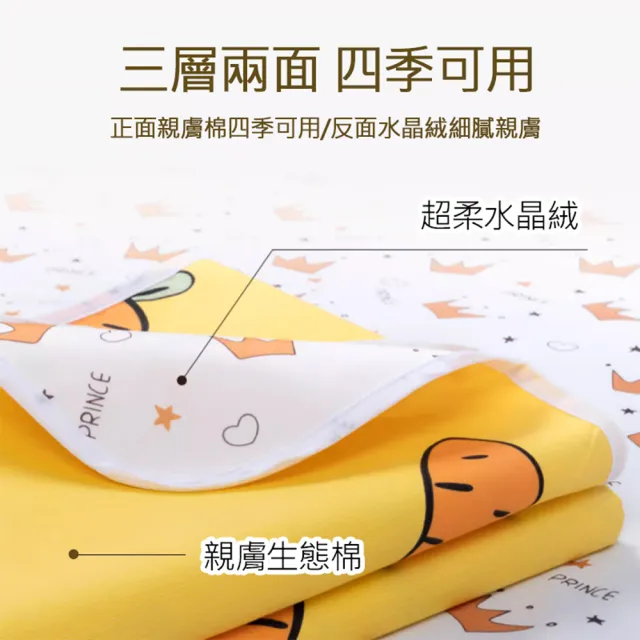 【寢聚 Sleep Club】買一送一 雙面防水保潔墊 隔尿墊 單人100×150CM(嬰兒尿墊 尿布墊 生理墊 寵物墊)