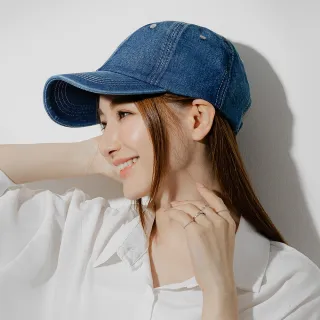 【MiiK】韓系棒球帽 牛仔 帽子 遮陽《經典牛仔純色棒球帽》(牛仔 棒球帽 牛仔棒球帽 單寧棒球帽)