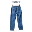 【betty’s 貝蒂思】率性百搭水洗刷色直筒牛仔褲(淺藍)