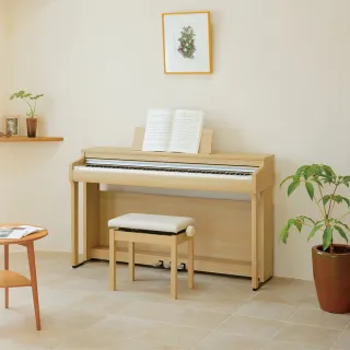 【KAWAI 河合】CN201 淺橡木色 數位鋼琴 電鋼琴(台灣公司貨 原廠保固)