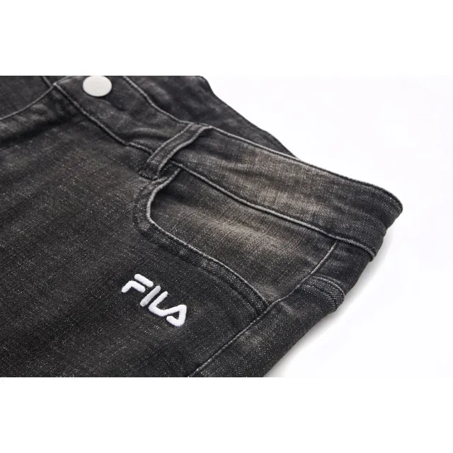 【FILA官方直營】女牛仔褲-黑色(5PNY-1750-BK)