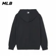 【MLB】小Logo拉鍊連帽外套 紐約洋基隊(3ATRB0141-50BKS)