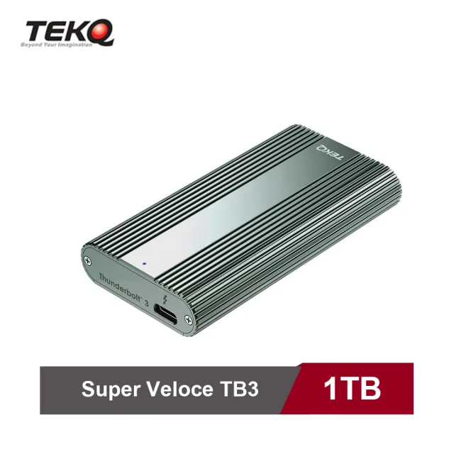 【TEKQ 璿驥國際】TB3 SuperVeloce 1TB Thunderbolt 3  SSD 外接硬碟 夜幕綠