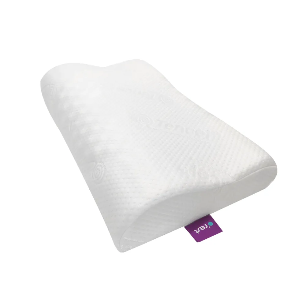 【orest】波浪顆粒記憶枕(顆粒按摩觸感 抗菌枕芯 低溫感記憶棉 100D高密度支撐性 天絲針織外布套)