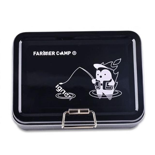 【Farmer Camp】收納小鐵盒(釣具收納盒 釣魚 溪釣 收納盒 釣具盒 魚餌盒 釣魚配件 小盒子 小鐵盒 收納鐵盒)