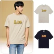 【Lee 官方旗艦】男裝 短袖T恤 / 火焰織標LOGO 共2色 季節性版型(LB402024169 / LB402024K11)
