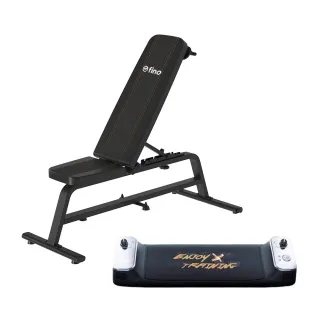 【fino】創世代智能重訓機PS35B+全功能訓練健身椅FEP6.0(滑板大小不佔空間/鍛鍊肌肉更全面/智能電控)
