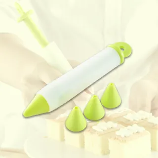 【烘焙用品】蛋糕裝飾奶油擠花筆(矽膠 巧克力筆 擠花筆 裝飾 擠醬筆 裱花筆 醬料筆 寫字筆)