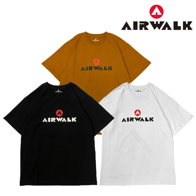 AIRWALK 時尚潮流百搭 純棉重磅 短袖T恤 兩色(AW51506/AW51507/AW51508)