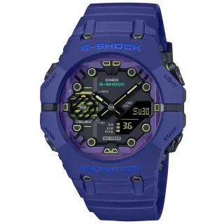 【CASIO 卡西歐】G-SHOCK 藍牙連線 科幻世界 雙顯腕錶(GA-B001CBR-2A)