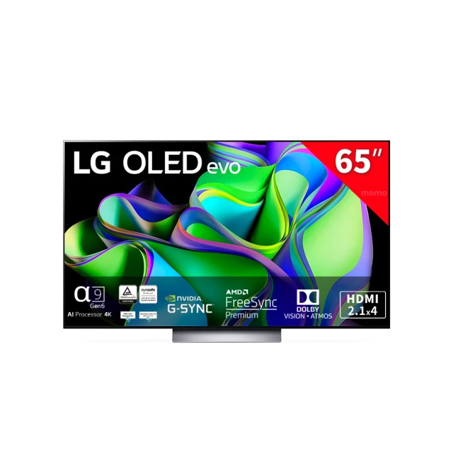 【LG 樂金】65型OLED evo C3極致系列 4K AI物聯網智慧電視(OLED65C3PSA)
