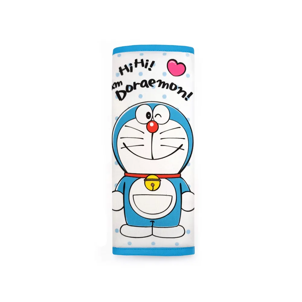 【Doraemon 哆啦A夢】大安全帶護套/靠枕(愛心款)