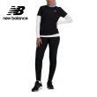 【NEW BALANCE】NB 吸濕排汗反光LOGO短袖上衣_女性_黑色_WT41190BK(美版 版型偏大)