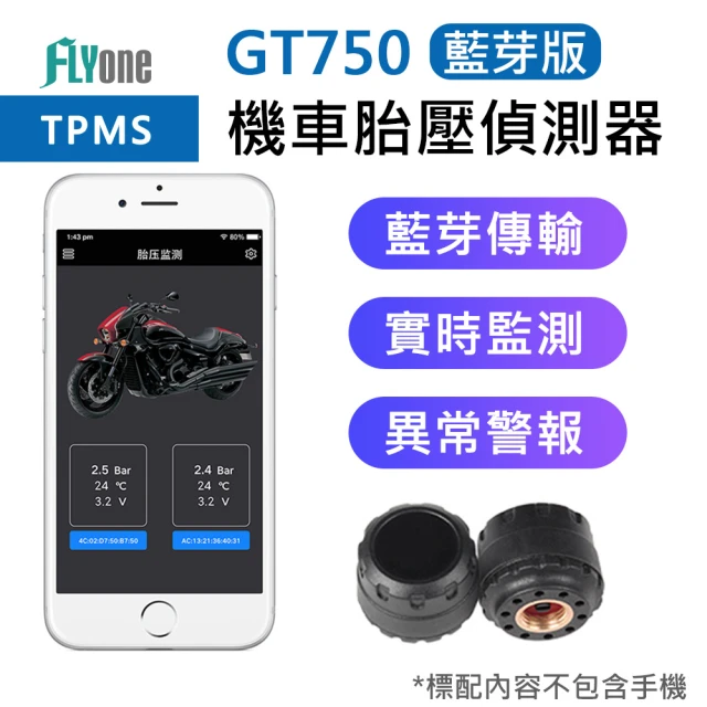 FLYone GT750 藍芽版 手機APP連接 無線TPM