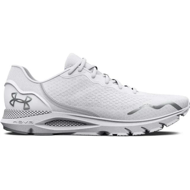 【UNDER ARMOUR】UA 男 HOVR Sonic 6 慢跑鞋 運動鞋_3026121-100(白色)