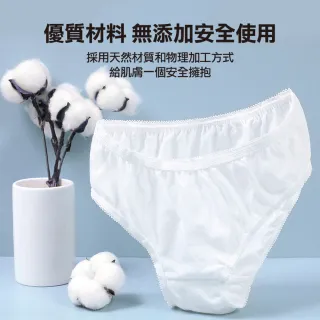 【ROYAL LIFE 皇室生活】拋棄式棉質免洗紙內褲-20入組(生理褲/免洗內褲/產褥褲/一次性內褲