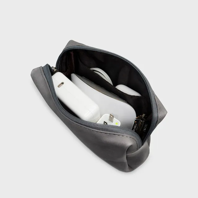 【Aholic】Aholic 16吋信封式磁吸筆電保護套+質感小物收納包(深灰)