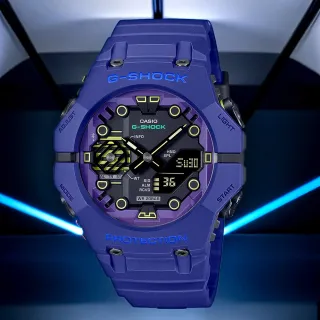 【CASIO 卡西歐】G-SHOCK 科幻系列 藍芽手錶 新年禮物(GA-B001CBR-2A)