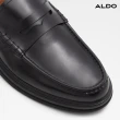 【ALDO】TUCKER-特色簡約真皮紳士鞋-男鞋(黑色)