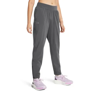 【UNDER ARMOUR】UA 女 OutRun the STORM運動長褲_1377042-025(灰色)