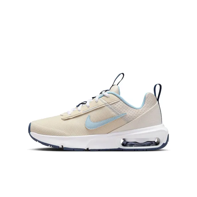 【NIKE 耐吉】慢跑鞋 女鞋 大童 運動鞋 氣墊 緩震 AIR MAX INTRLK LITE GS 米 DH9393-104