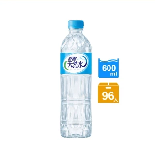 【舒跑】天然水600mlx4箱(共96入)