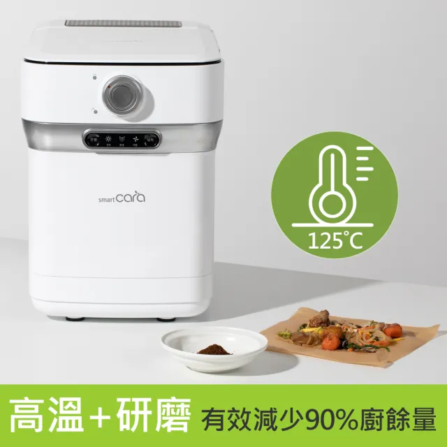 【韓國SmartCara】極智美型廚餘機 PCS-400A(酷銀灰★歐巴卡拉機)
