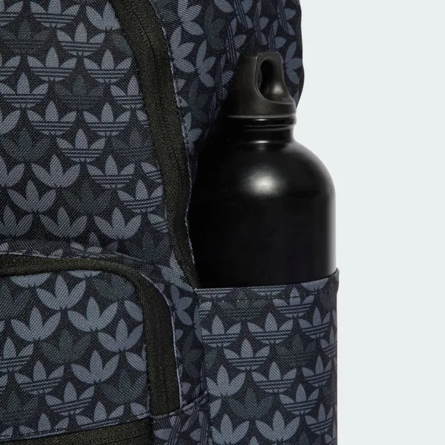 【adidas 愛迪達】後背包 運動包 書包 旅行包 登山包 MONOGRAM  BP 黑 IU0009