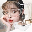 【MEGASOL】防飛沫防風沙護目鏡透明工作防護眼鏡(防飛沫防塵護目鏡-G9001)