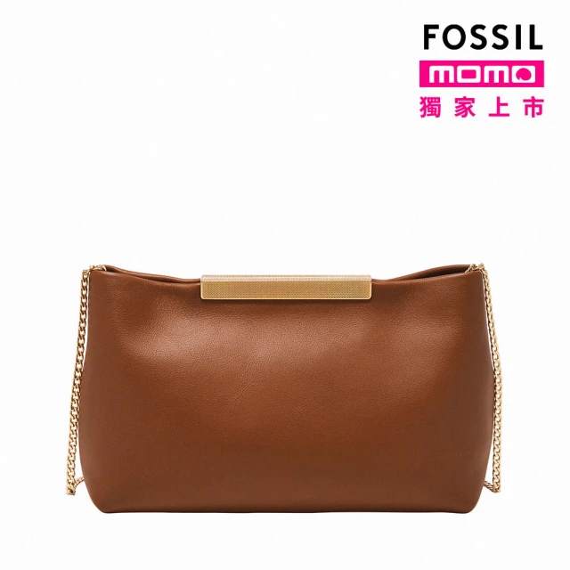 FOSSILFOSSIL Penrose 真皮側背手拿包-咖啡色 ZB11014200