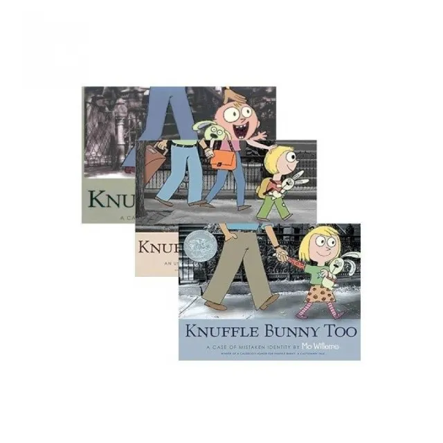 The Mo Willems” Knuffle Bunny Collection （全三冊）（平裝本）