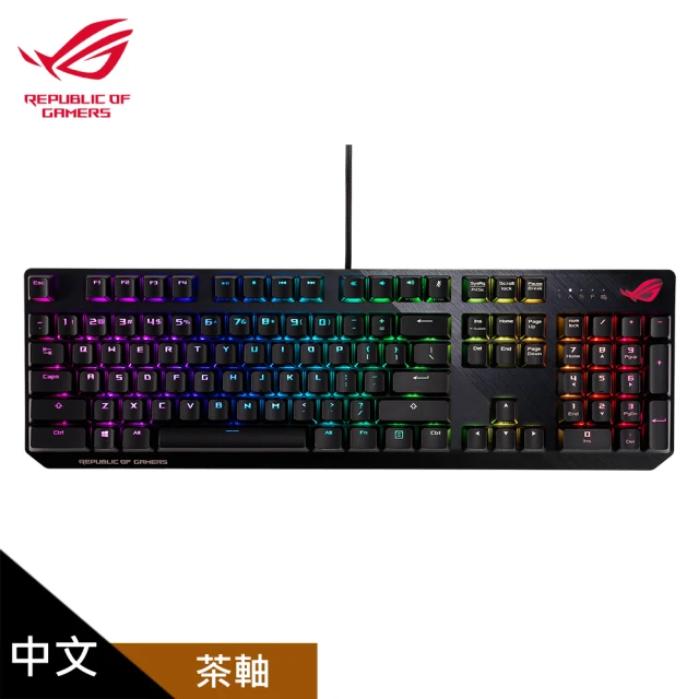 ASUS 華碩 ROG Strix Scope NX RGB 機械式電競鍵盤 茶軸