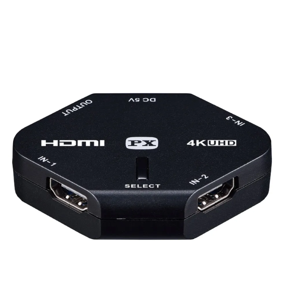 【PX 大通】HD2-311 4K HDMI高畫質3進1出切換器