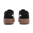 【PUMA】休閒鞋 運動鞋 女鞋 Suede Platform Cutout Wns 黑色(39723301)