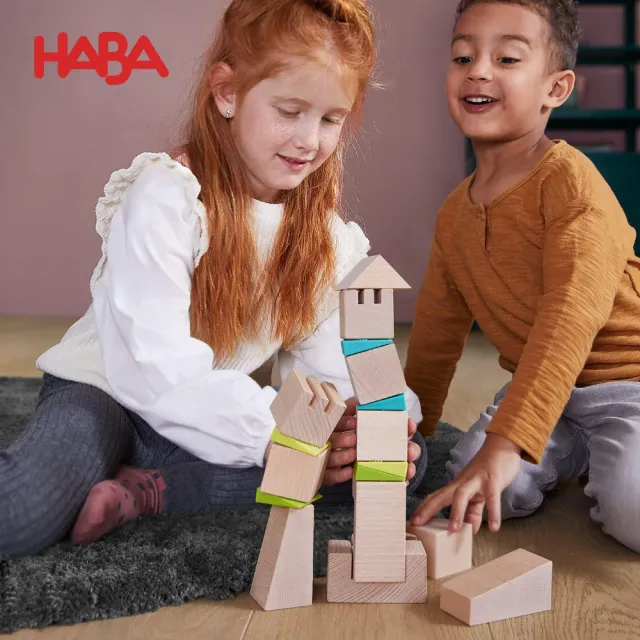 【德國HABA】平衡積木-東倒西歪