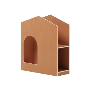 【IDEACO】解構木板寵物玩具日用品收納小屋(寵物玩具屋/寵物遊戲屋/狗窩)