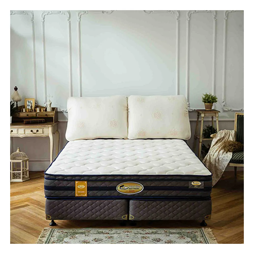 【床的世界】美國首品系列摯愛針織邊框加強中鋼獨立筒床墊 - 單人加大 3.5 X 6.2 尺