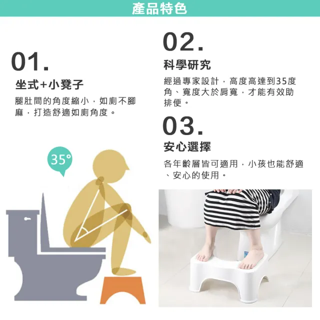 【樂邁家居】福利品_防滑 馬桶凳 腳踏凳 腳踏椅 墊腳椅(微瑕疵福利品 成人 兒童皆適用)