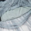 【OUWEY 歐薇】縷空網紗層次長紗裙(灰色；S-L；3242322230)