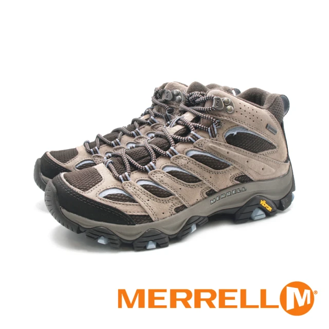 MERRELL 女 MOAB 3 MID GORE-TEX 防水登山中筒鞋 女鞋(褐藍)