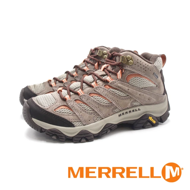 MERRELL 女 MOAB 3 MID GORE-TEX 防水登山中筒鞋 女鞋(棕橘)