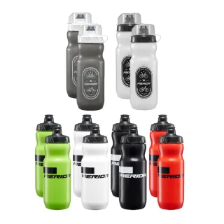 【MERIDA 美利達】自行車水壺 615CC 一組兩入 不混色(附防塵蓋/補水/水瓶/運動/單車/路跑)