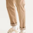 【Arnold Palmer 雨傘】男裝-高質感休閒直筒棉褲(卡其色)