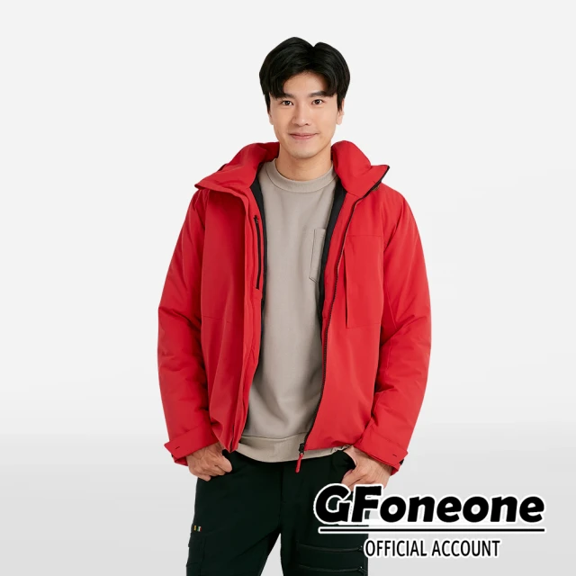 GFoneone 男平織彈性剪接風褲-黑藍(男長褲) 推薦