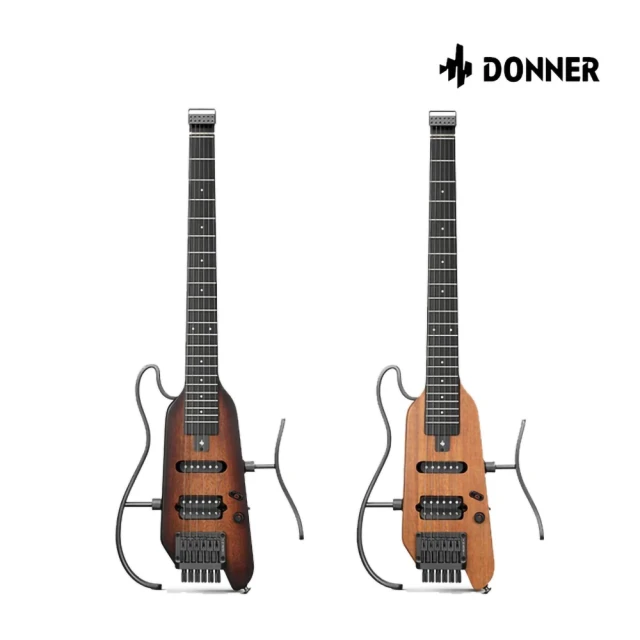 Donner HUSH-X 便攜式靜音電吉他／兩種顏色款式／旅行電吉他(原廠公司貨 品質保證)