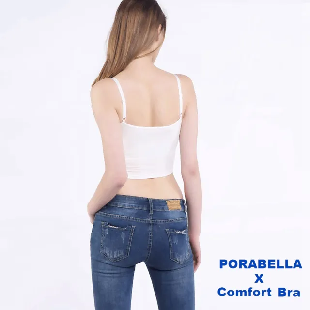 【Porabella】小可愛背心 U領 胸墊背心 運動上衣 瑜珈內衣 bra top 無鋼圈內衣 性感內衣 無痕內衣YOGA BRA