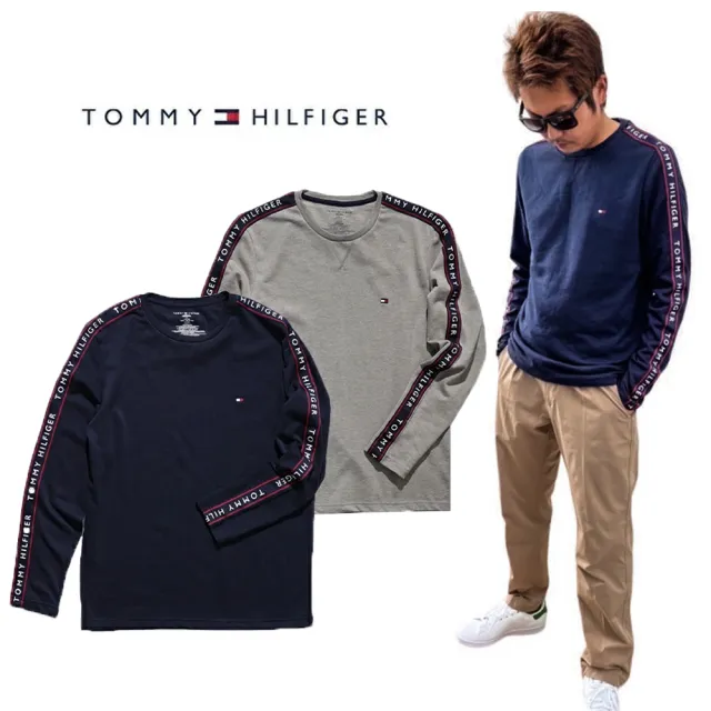 【Tommy Hilfiger】湯米 經典多款多色 串標 大金LOGO 薄長袖(平輸品)