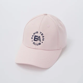 【ELLE ACTIVE】男女款 經典繡花LOGO可調式棒球帽-淺粉色(EA24M2FH001#71)