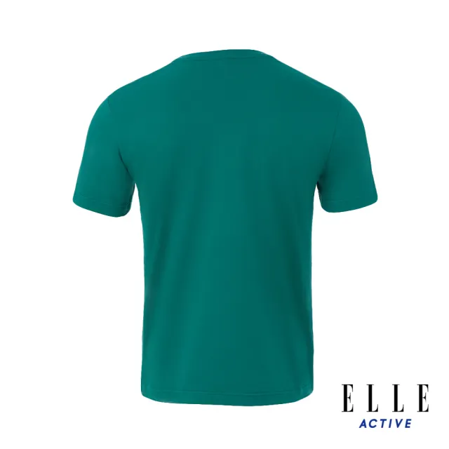 【ELLE ACTIVE】男款 圓領短袖T恤-綠色(EA24M2M1602#45)